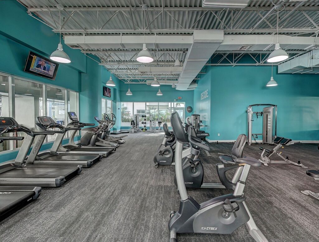 sauberes Fitnessstudio in Hamburg