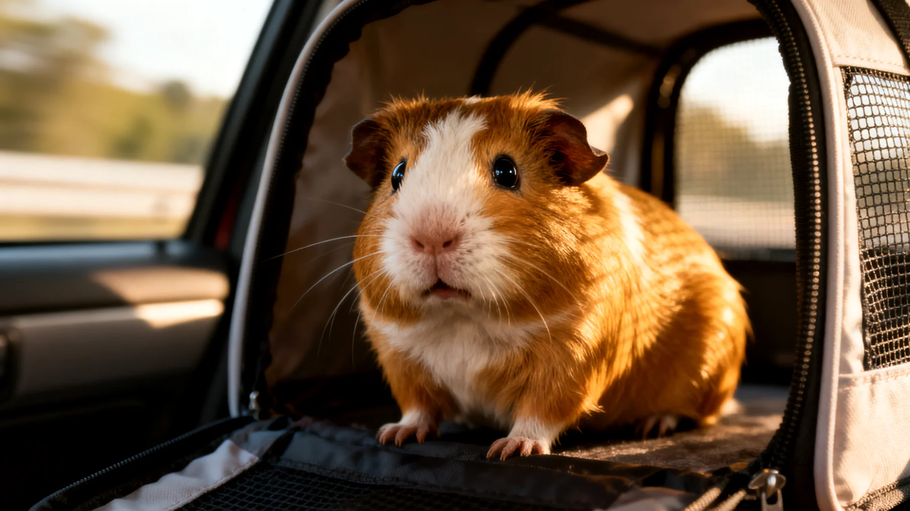Meerschweinchen sind sehr stressanfällige Tiere und leiden häufig unter der Belastung von Transporten und fremden Umgebungen während einer Reise, was zu gesundheitlichen Problemen wie Appetitlosigkeit, Gewichtsverlust und geschwächtem Immunsystem führen kann"