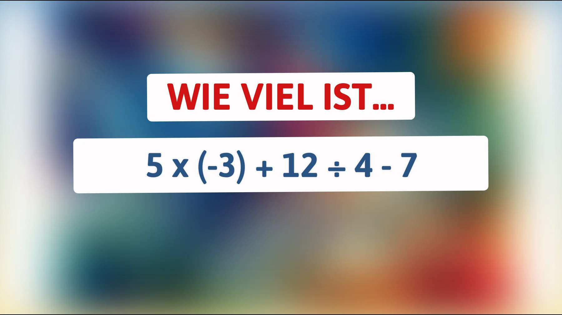 Nur 1% der Menschen können dieses mathematische Rätsel lösen – gehörst du zu den Genies, die das Ergebnis kennen?"