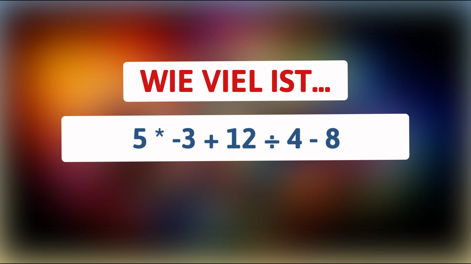Nur 1% können dieses komplexe Mathe-Rätsel lösen! Bist du einer der wenigen Genies?"